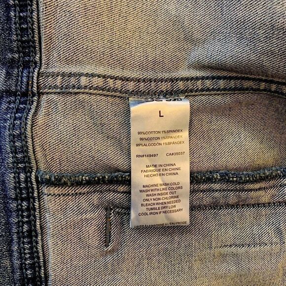 Joe’s Men’s Denim classic Jeans denim jacket size L, NWT - Picture 4 of 9